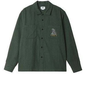 *NWT Sold Out* Obey - Blake Shirt in Cedar Multi Green size XL